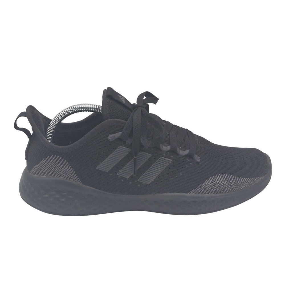 Adidas Response SR Shoes Mens Size 9.5 Black Grey Bounce Running Sneakers FZ1985